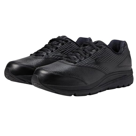 Brooks Mens Addiction Walker 2 Sneakers US 14 X-Wide EU 48.5 Black SR EUC - Picture 1 of 13